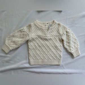 Janie and Jack Cream Sweater